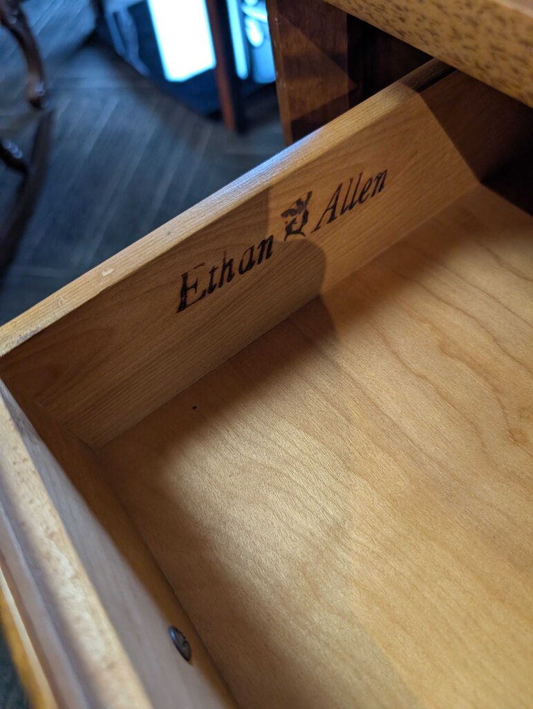 Ethan Allen One Drawer Corner Desk