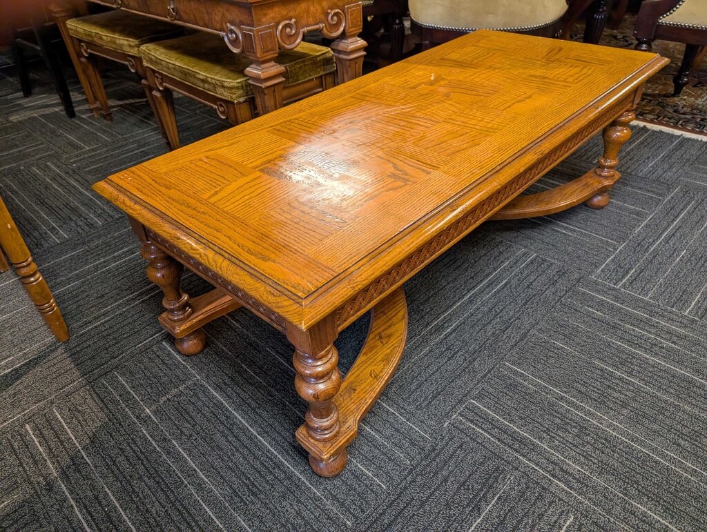 Vintage Oak Coffee Table