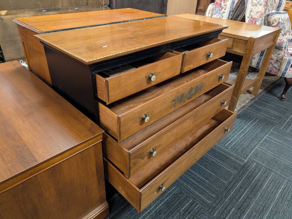 Solid Maple Dresser By Hitchcock