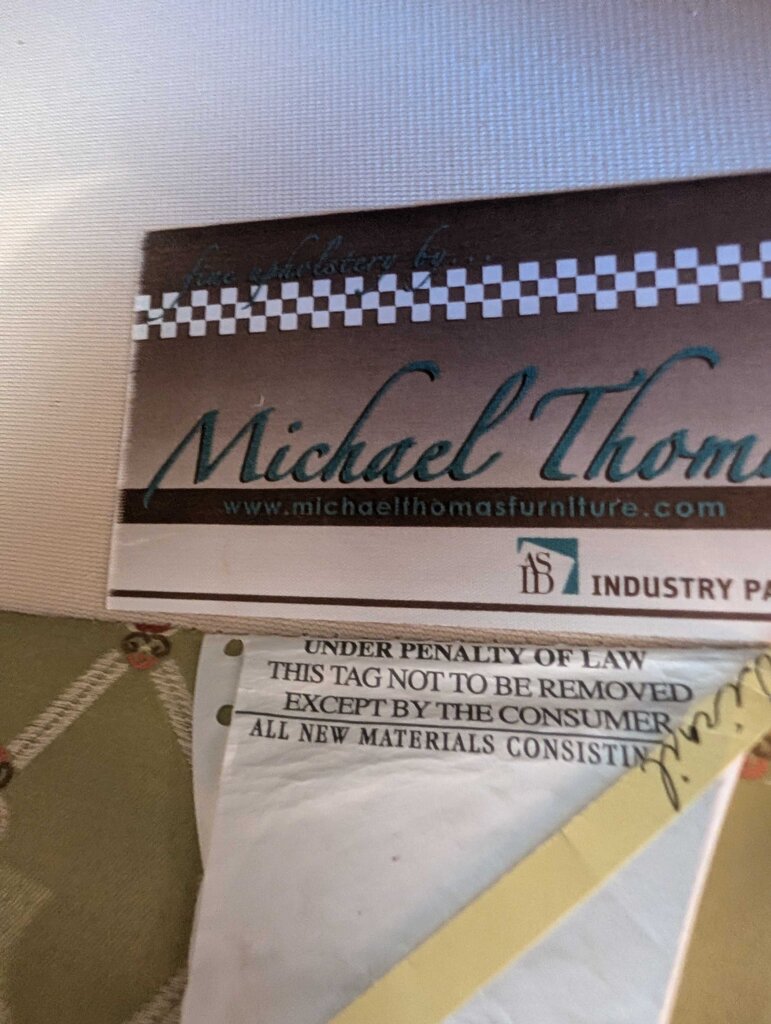 Designer Loveseat By Michael Thomas