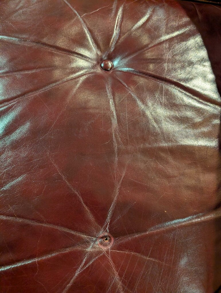 Vintage Drexel Heritage Leather Sofa