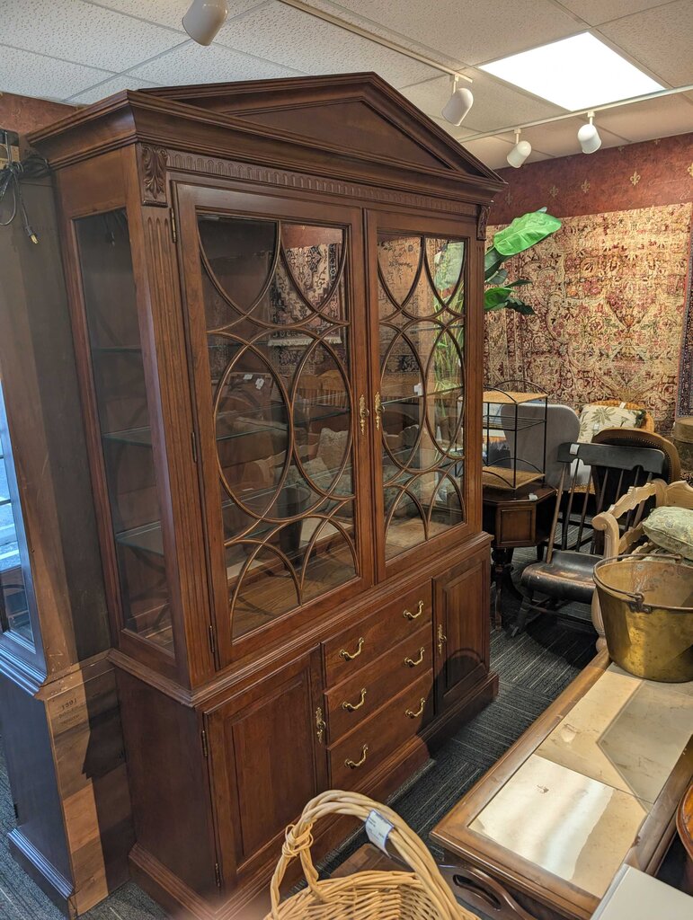 Ethan Allen Cherry China Cabinet
