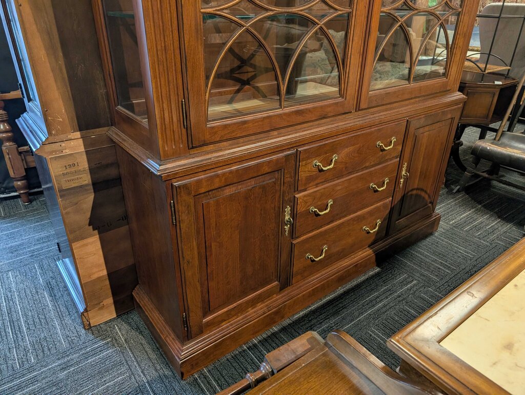 Ethan Allen Cherry China Cabinet