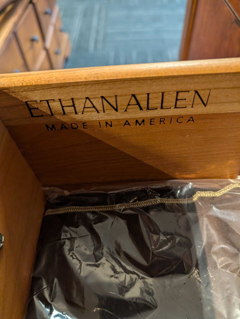 Ethan Allen Cherry China Cabinet