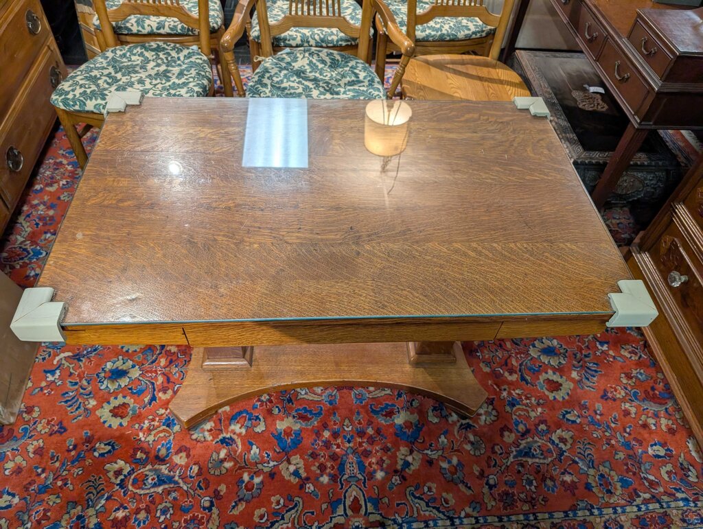 Mission Oak Library Table