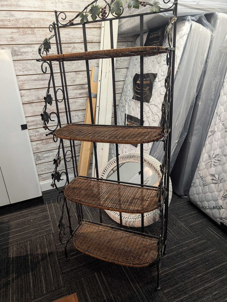 Wrought Iron Folding Shelf