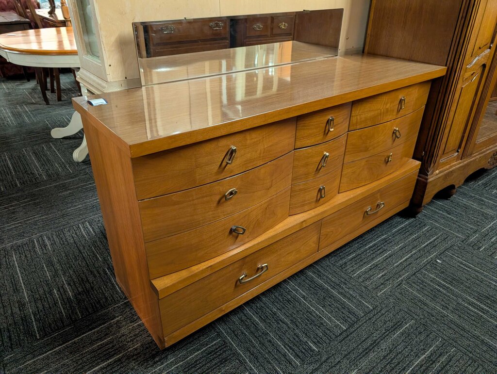 Mid Century Dresser With Mirror