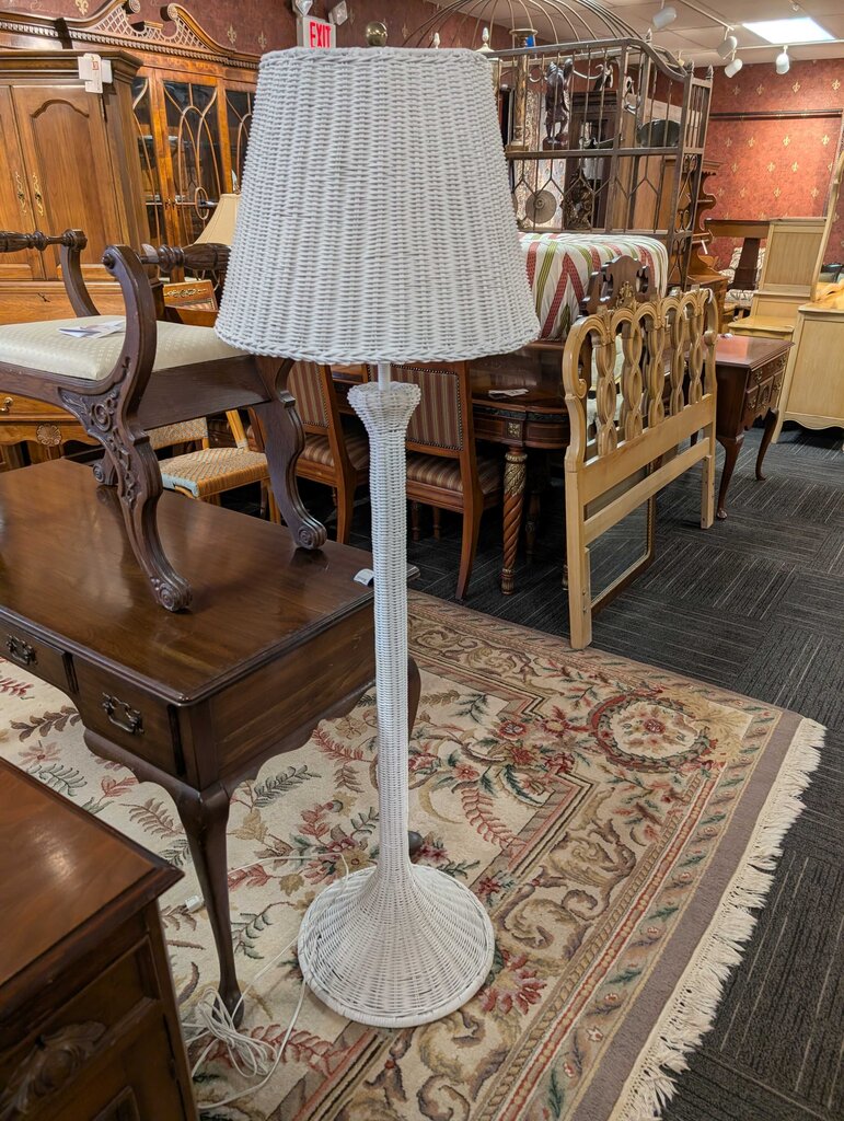 Wicker Floor Lamp