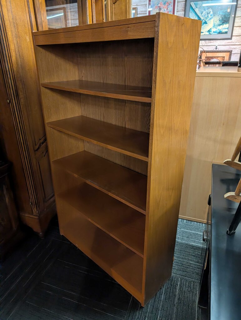 Oak Finish Bookshelf