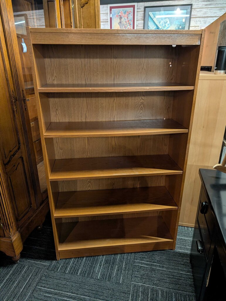 Oak Finish Bookshelf