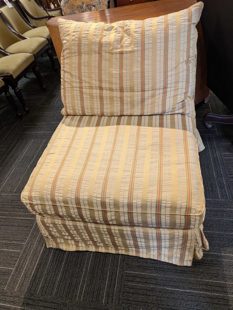 Striped Slipper Chair
