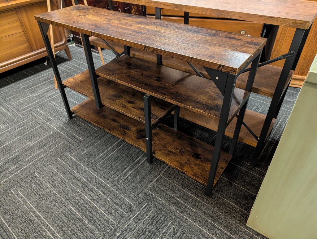 Industrial Style Media Stand