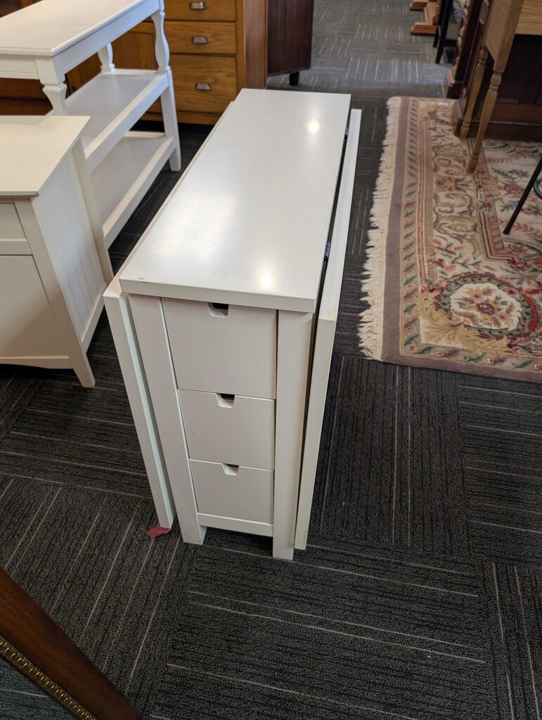 Drop Leaf Five Drawer Table (sixth drawer is missing)