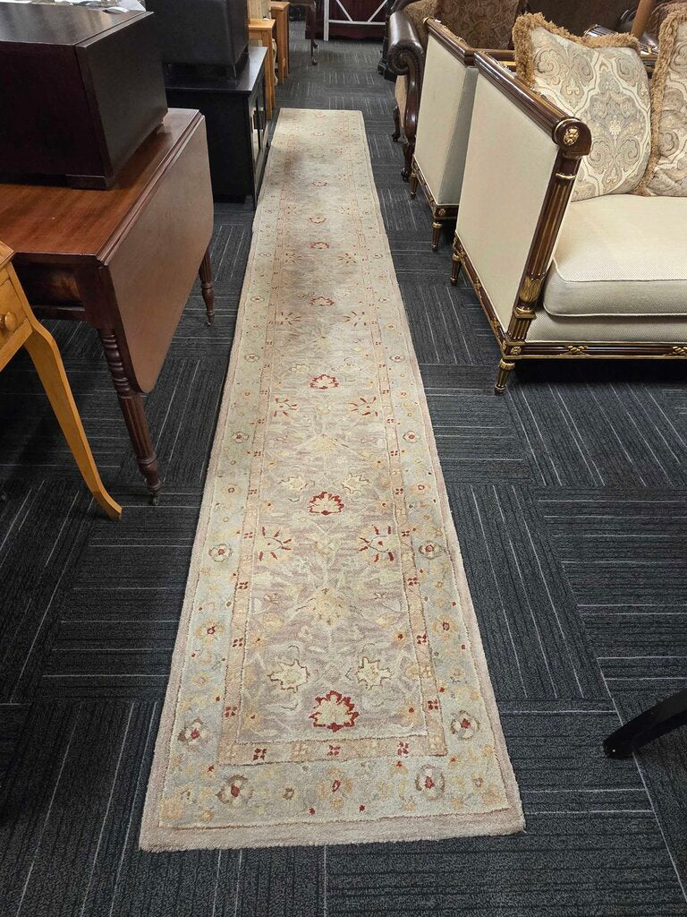 Hand Hooked Wool Runner by Safavieh "Anatolia" 17' by 2'3"