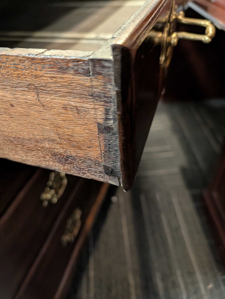 Antique Mahogany Drop Front Desk