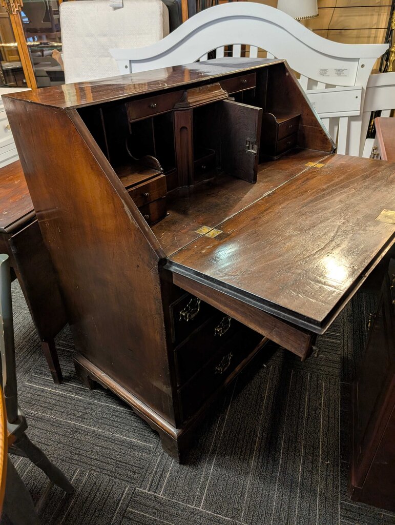 Antique Mahogany Drop Front Desk