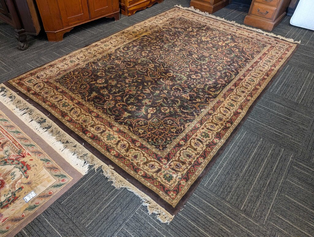 Hand Made Wool Area Rug 6'1''x9'2''