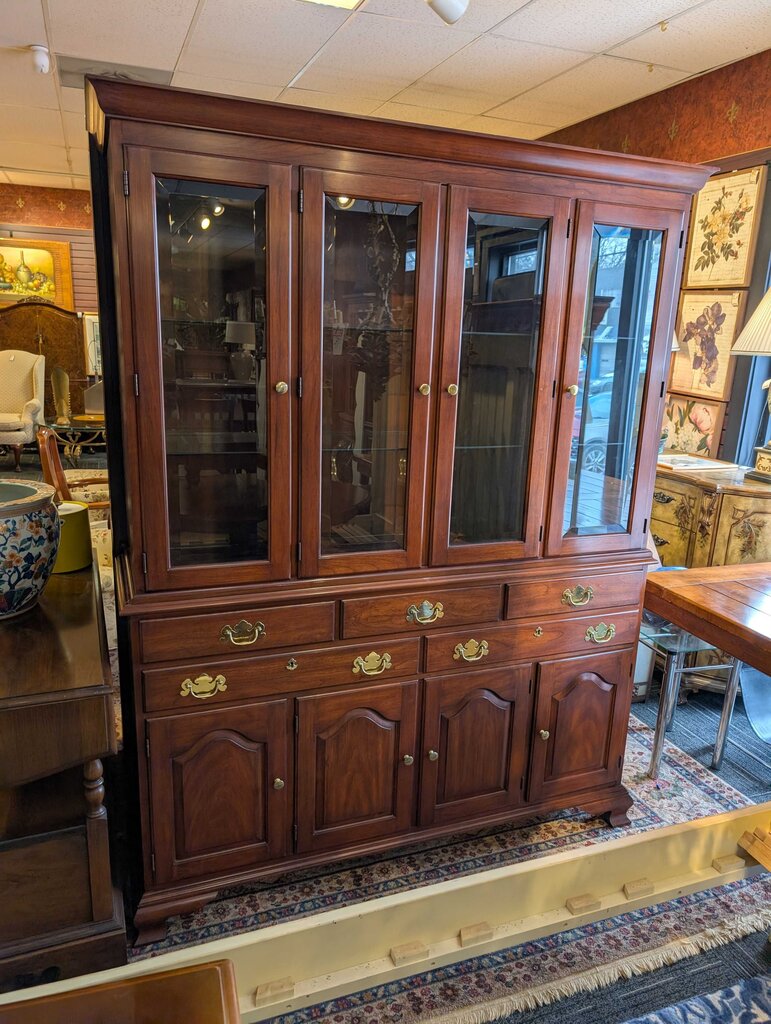 Henkel Harris Solid Cherry China Cabinet