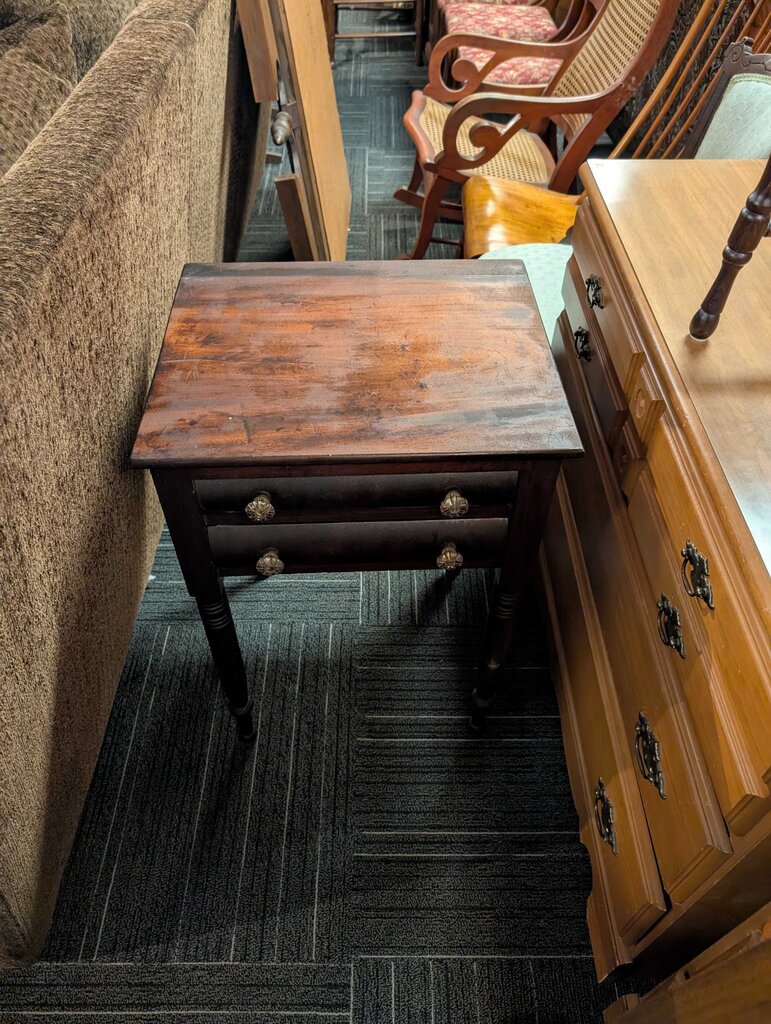 Antique Two Drawer Stand