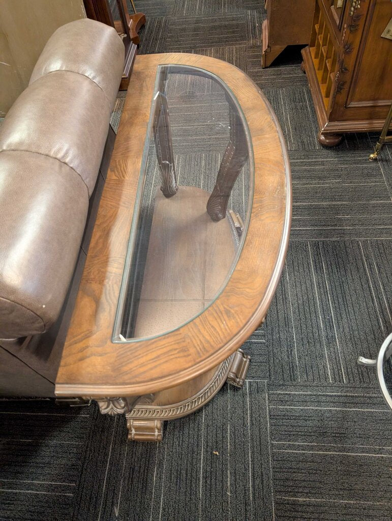 Modern Glass Top Sofa Table