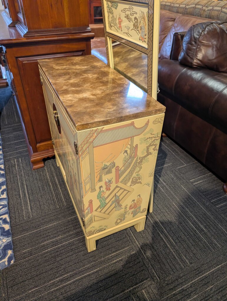 Entry Stand With Mirror By Drexel