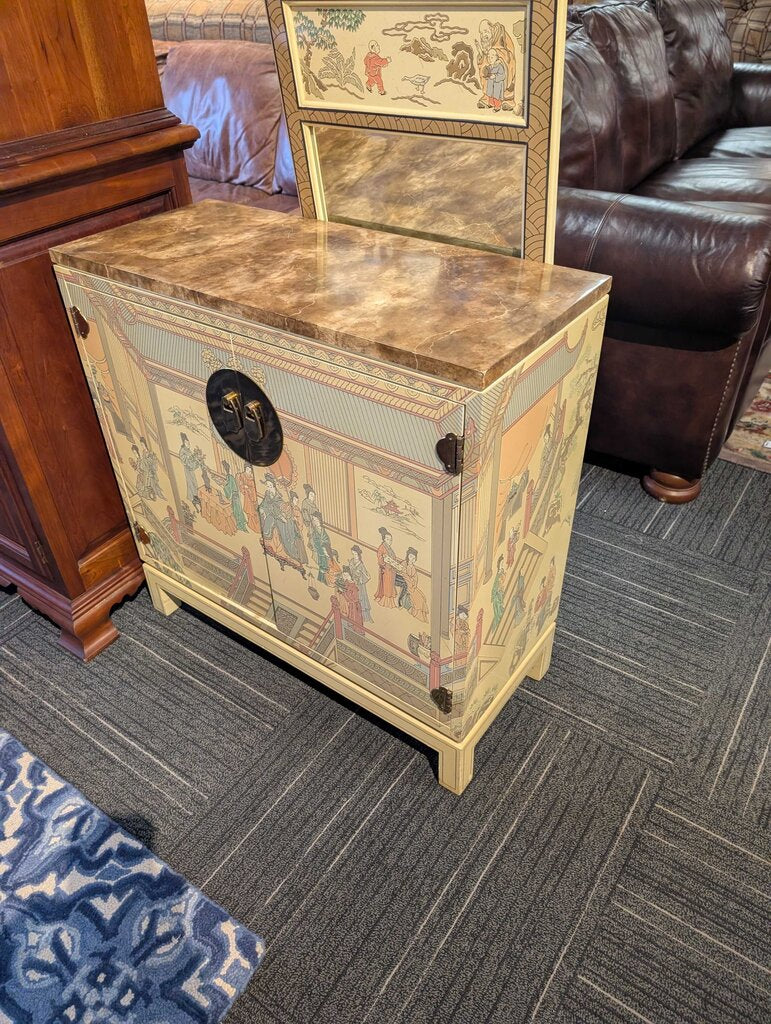 Entry Stand With Mirror By Drexel