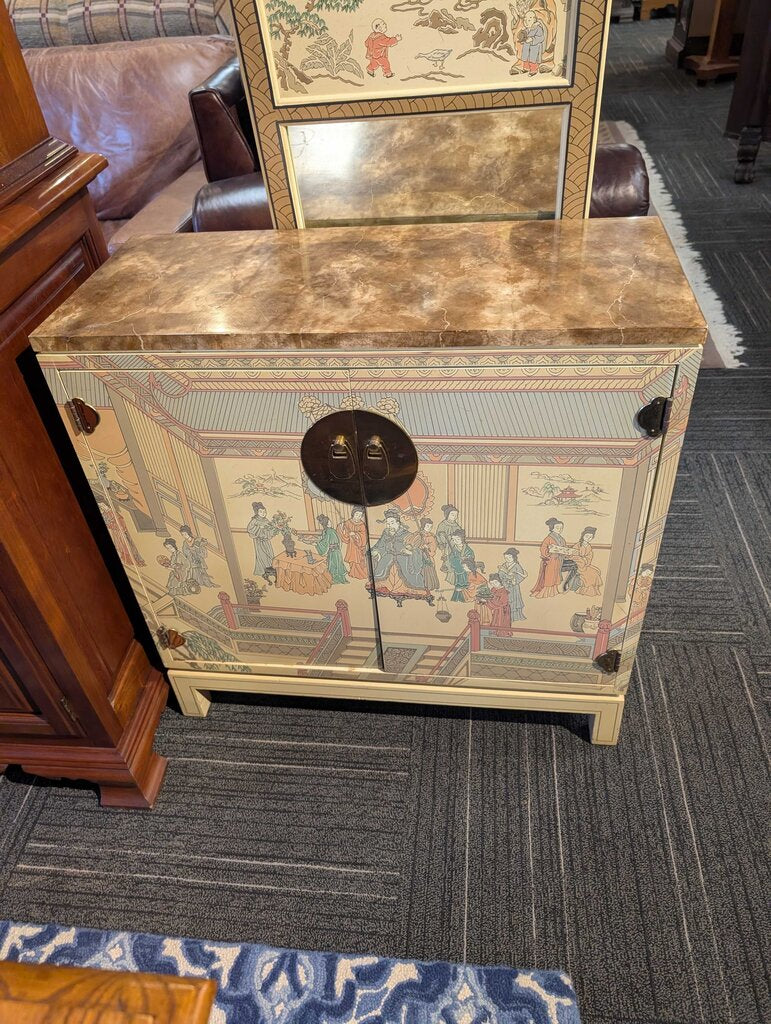 Entry Stand With Mirror By Drexel