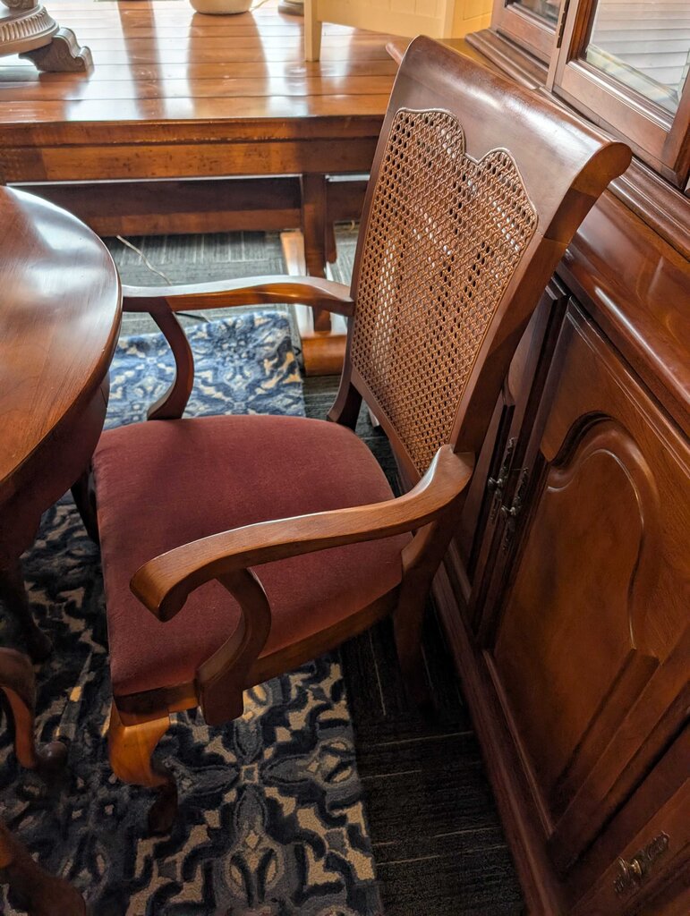 Cherry Table With Six Chairs By Monitor