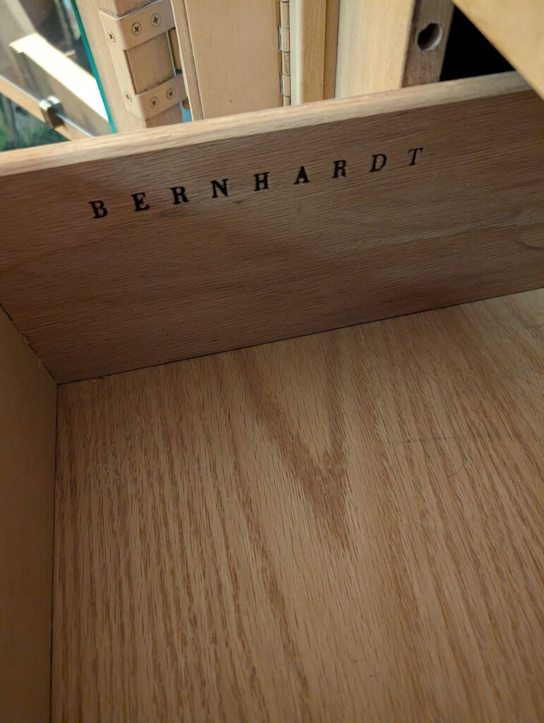Bernhardt Media Stand/Clothing Press (delivery not available, pick up only)