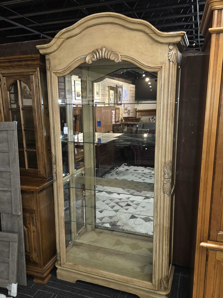Contemporary Curio Cabinet As Is