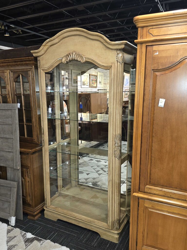 Contemporary Curio Cabinet As Is