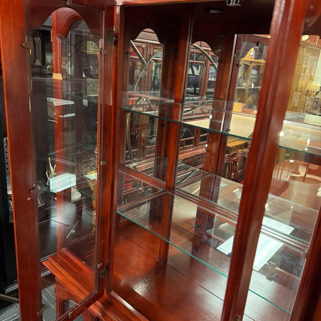 Cherry Finish China Cabinet