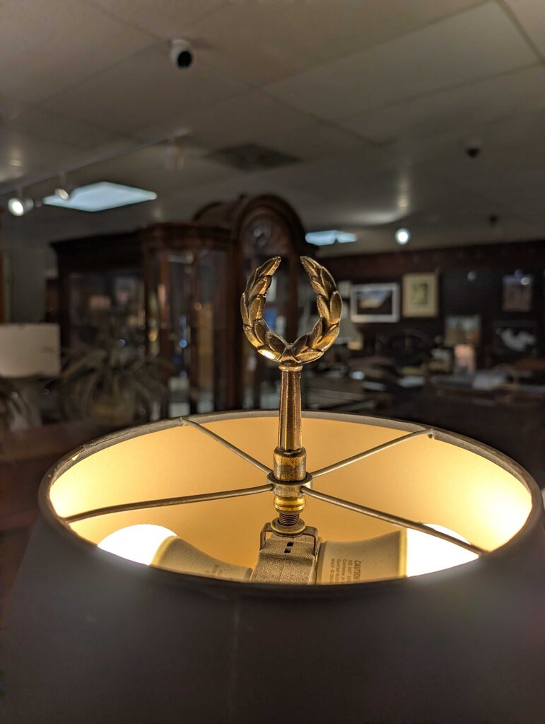 Vintage Bouillotte Style Table Lamp