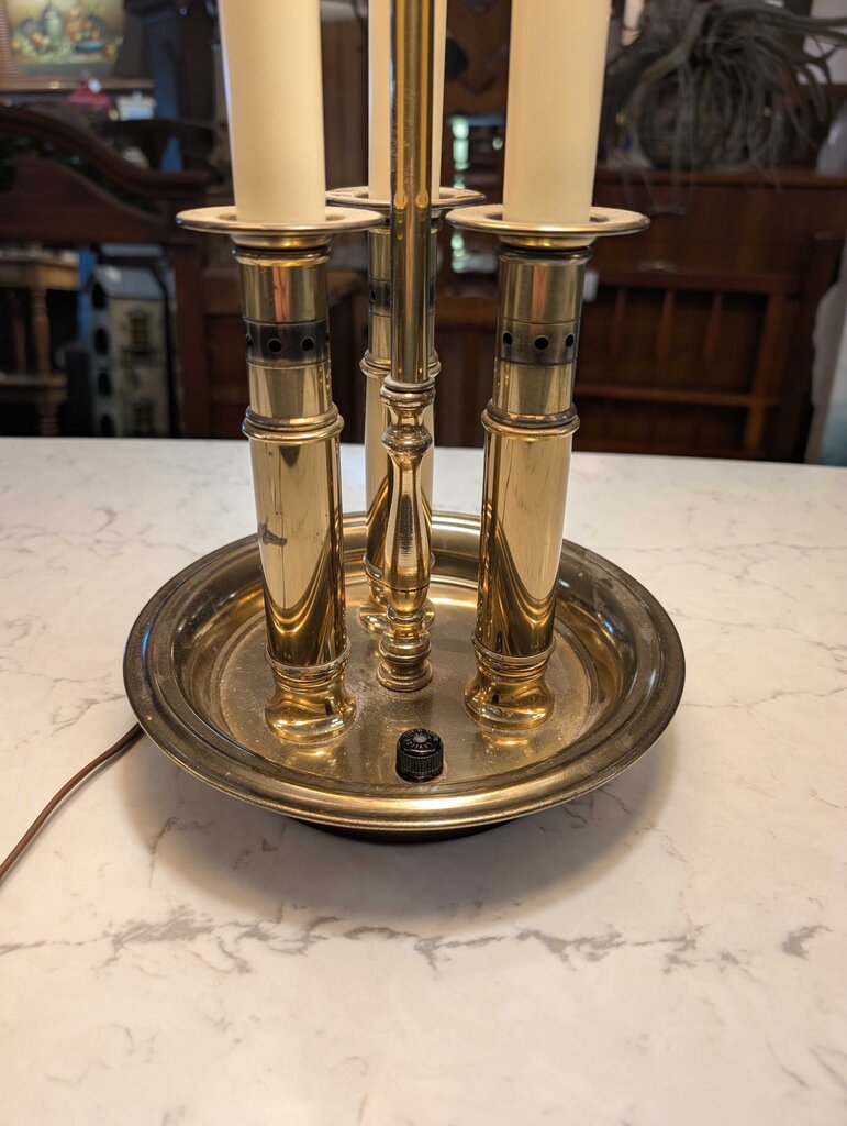 Vintage Bouillotte Style Table Lamp