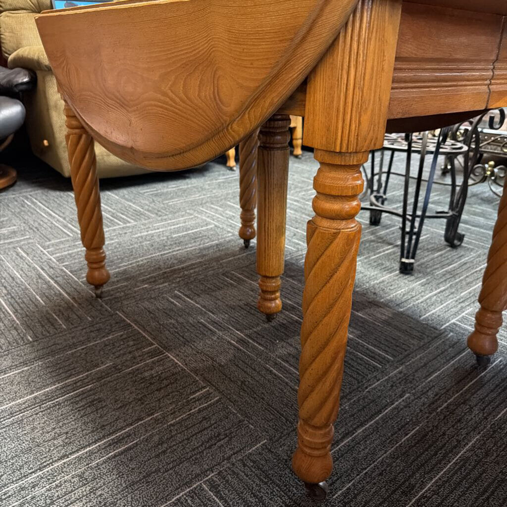 Antique Drop Leaf Table With Leaves