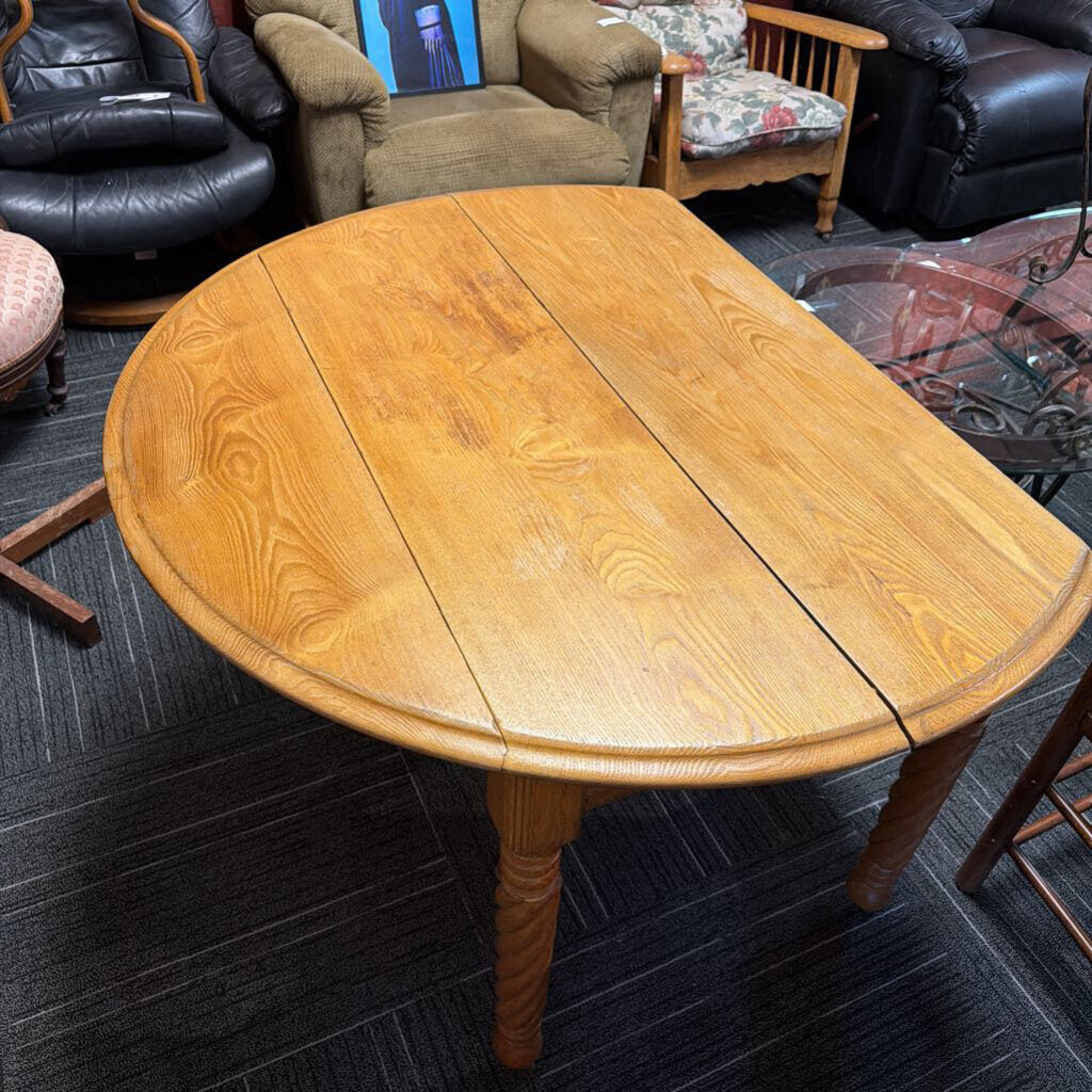 Antique Drop Leaf Table With Leaves