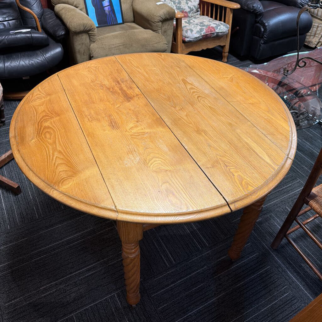 Antique Drop Leaf Table With Leaves