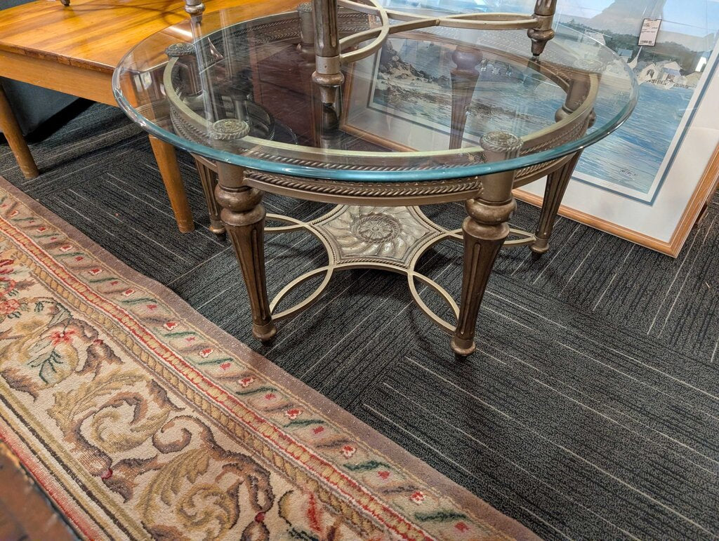Glass Top Coffee Table