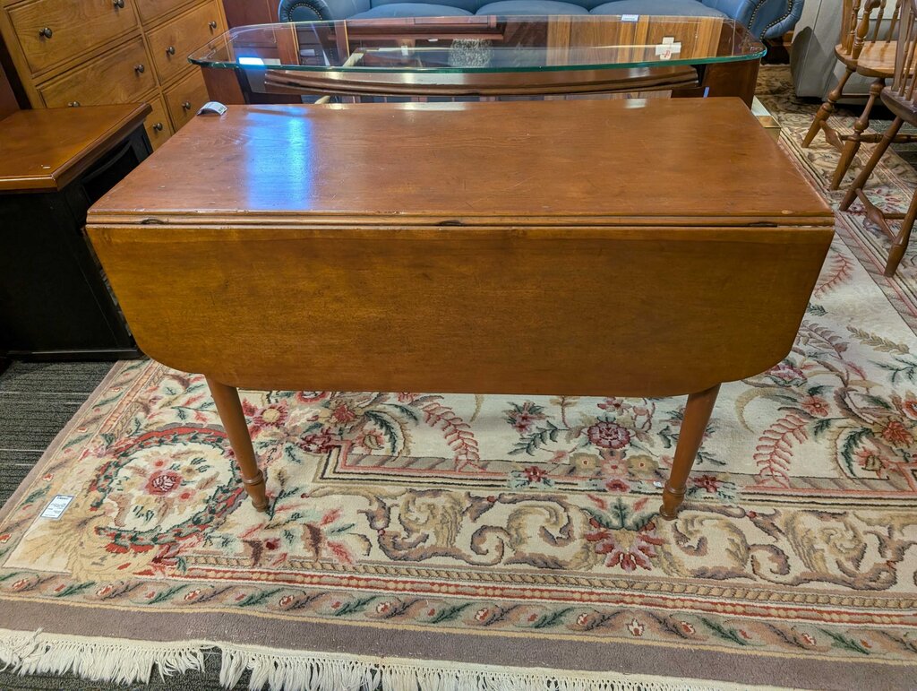 Antique Sheraton Drop Leaf Table Circa 1850