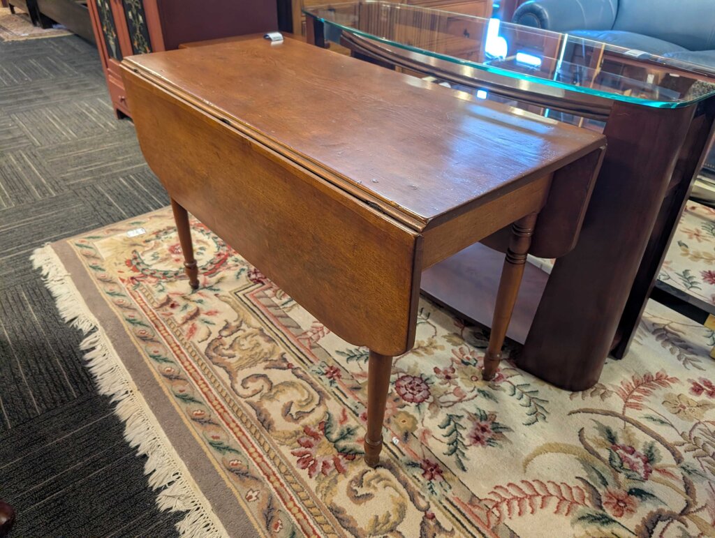 Antique Sheraton Drop Leaf Table Circa 1850