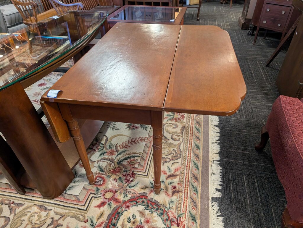 Antique Sheraton Drop Leaf Table Circa 1850
