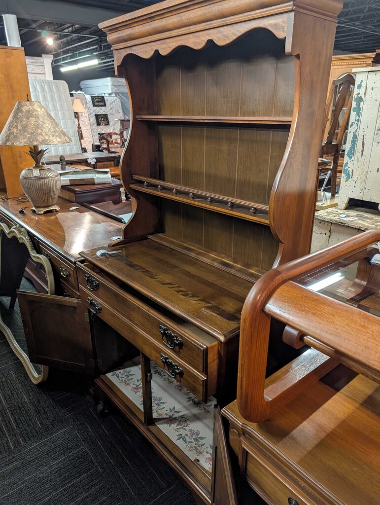 Vintage Maple Hutch