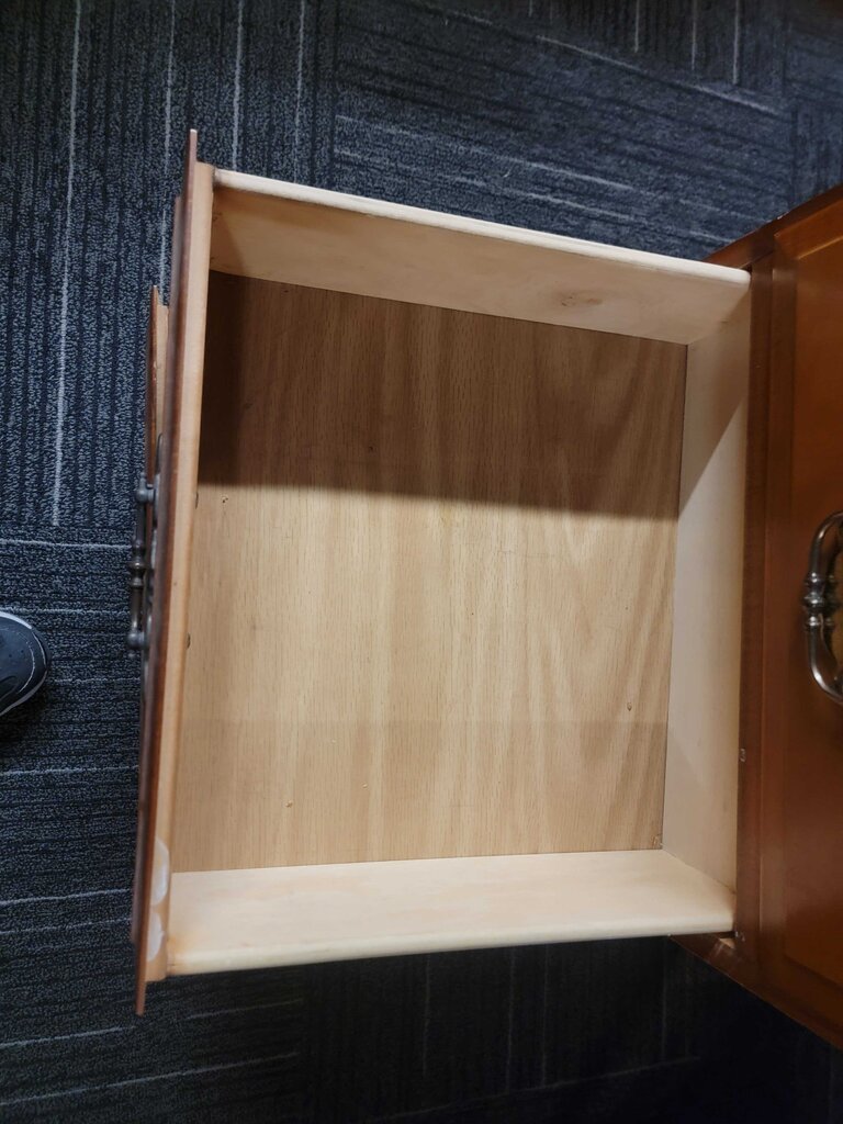 Maple Desk With Bookshelf Top