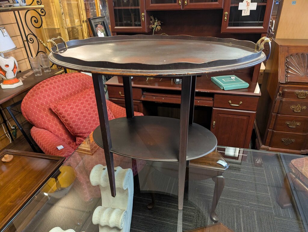 Vintage Mahogany Tea Occasional Table