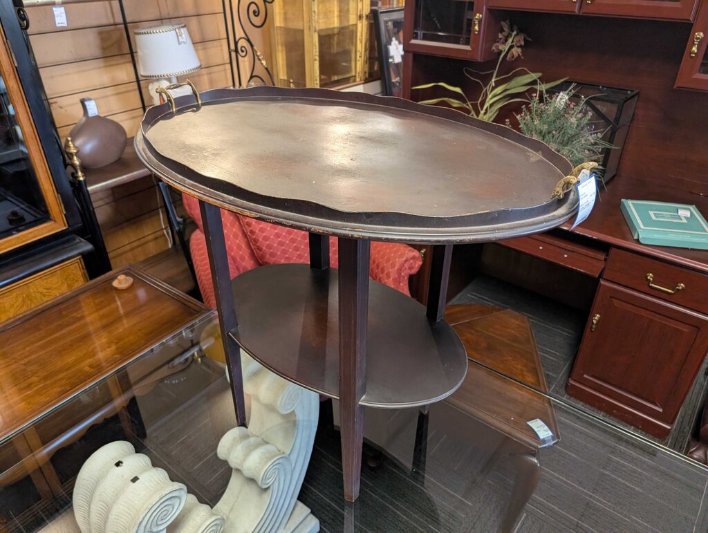 Vintage Mahogany Tea Occasional Table