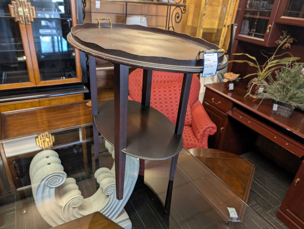 Vintage Mahogany Tea Occasional Table