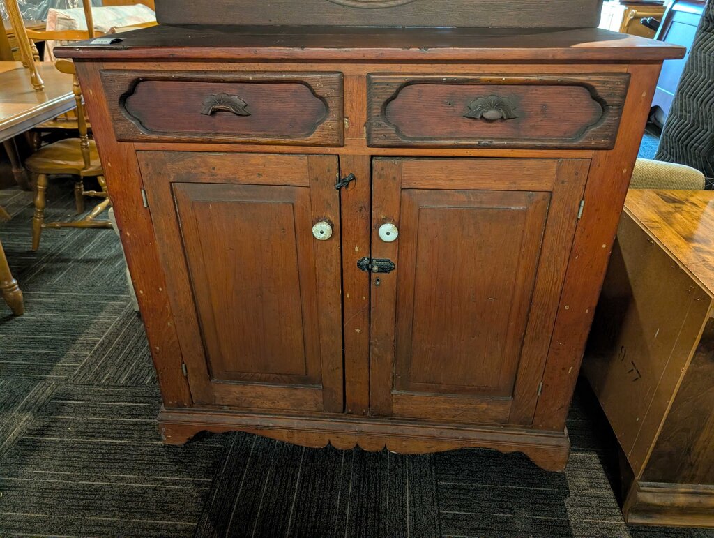 Antique Two Door Cabinet