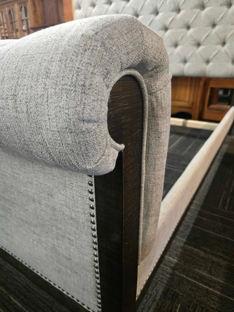 King Upholstered Tufted Panel Bed by Ashley