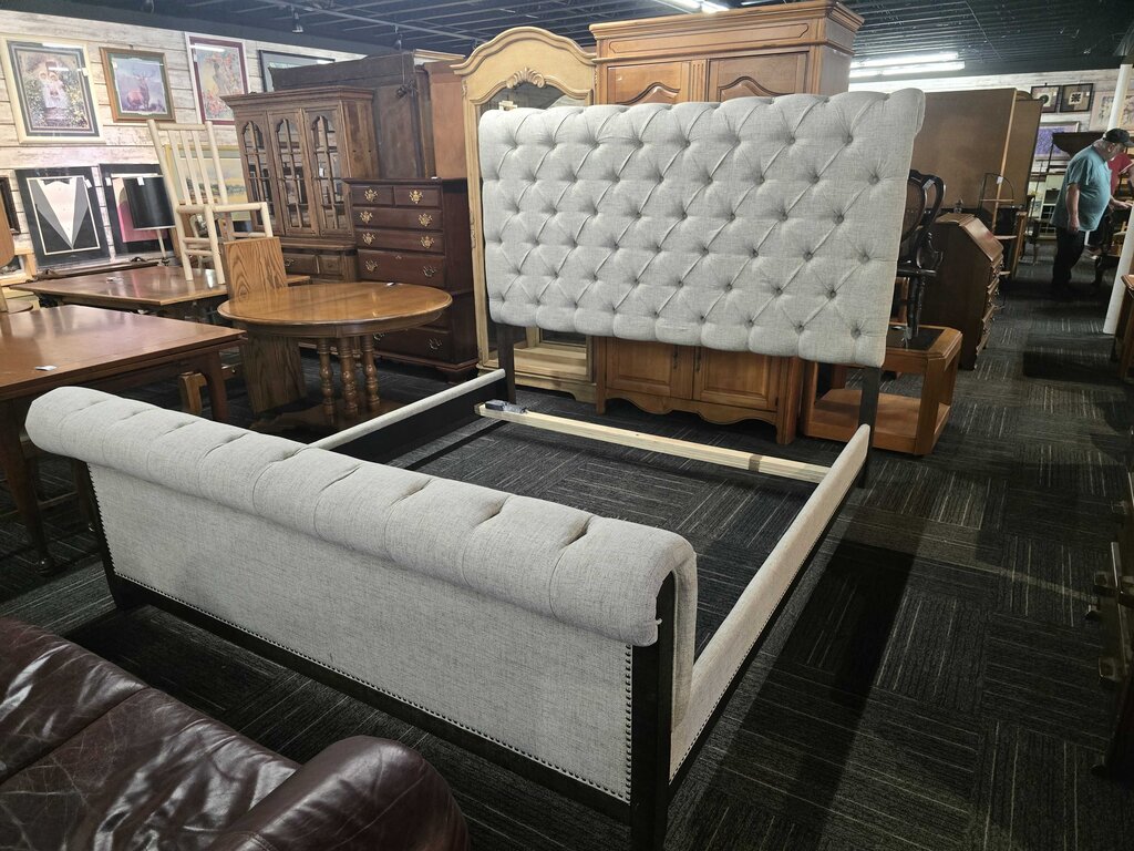 King Upholstered Tufted Panel Bed by Ashley