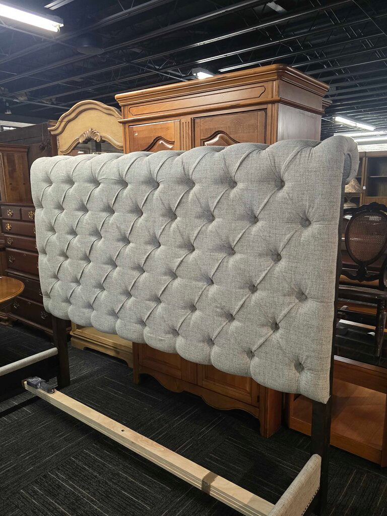 King Upholstered Tufted Panel Bed by Ashley